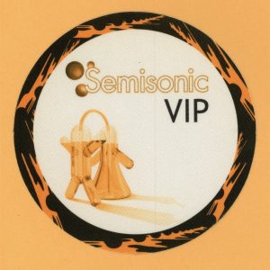 Semisonic 2001 Chemistry Concert Tour VIP Backstage Pass