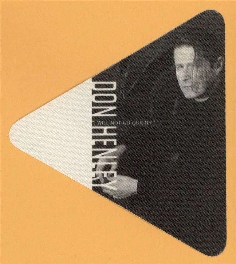 Don Henley 1989 The End of the Innocence Concert Tour Backstage Pass - Eagles