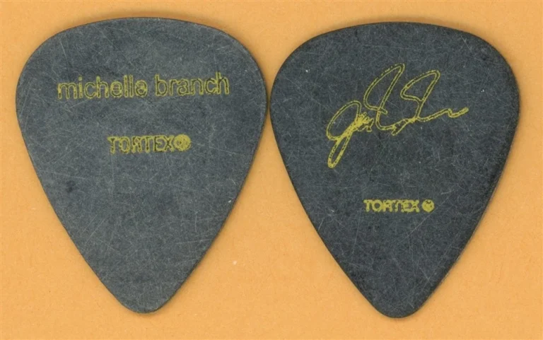 Michelle Branch Jim McGorman Vintage Guitar Pick - 2002 Spirit Room Tour
