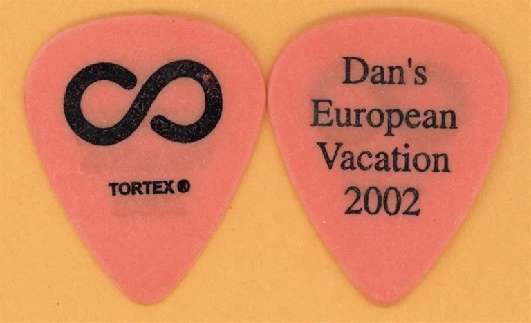 Hoobastank Dan Estrin Guitar Pick - 2002 European Vacation Tour