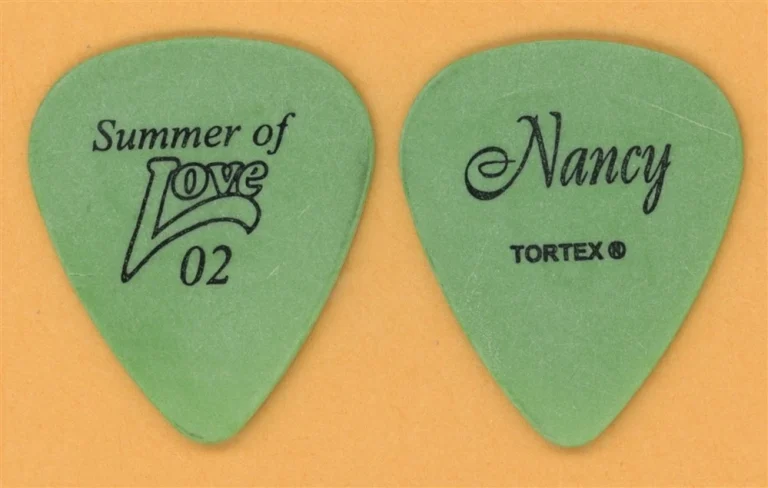 Heart Nancy Wilson Vintage Guitar Pick - 2002 Summer of Love Tour
