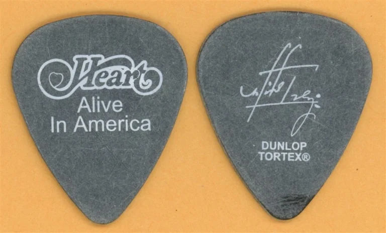 Heart Mike Inez Alice in Chains Vintage Guitar Pick - 2003 Alive in America Tour