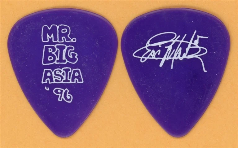 Mr. Big Eric Martin Vintage Guitar Pick - 1996 Asia Reunion Tour