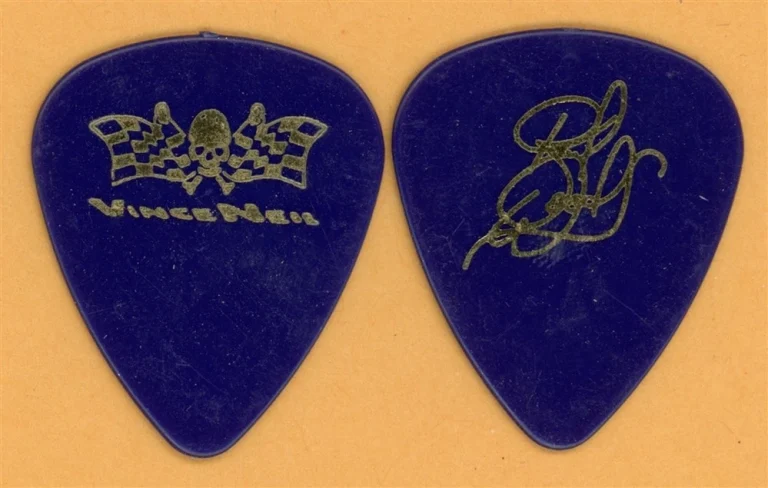 Vince Neil Brent Woods Vintage Guitar Pick - 1995 Carved in Stone Tour