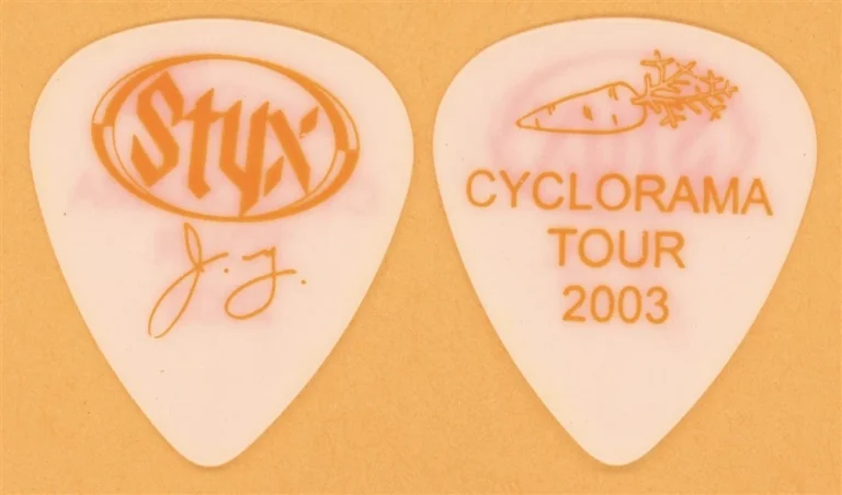Styx James Young JY Vintage Guitar Pick - 2003 Cyclorama Tour