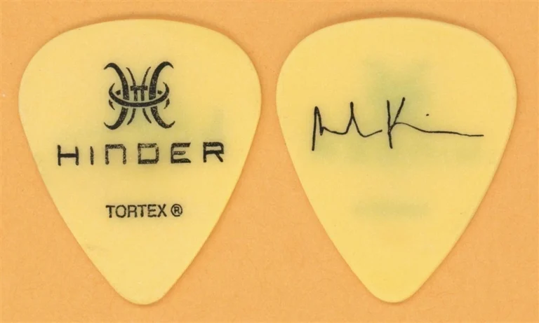 Hinder Mark King Vintage Guitar Pick - 2008 Tour