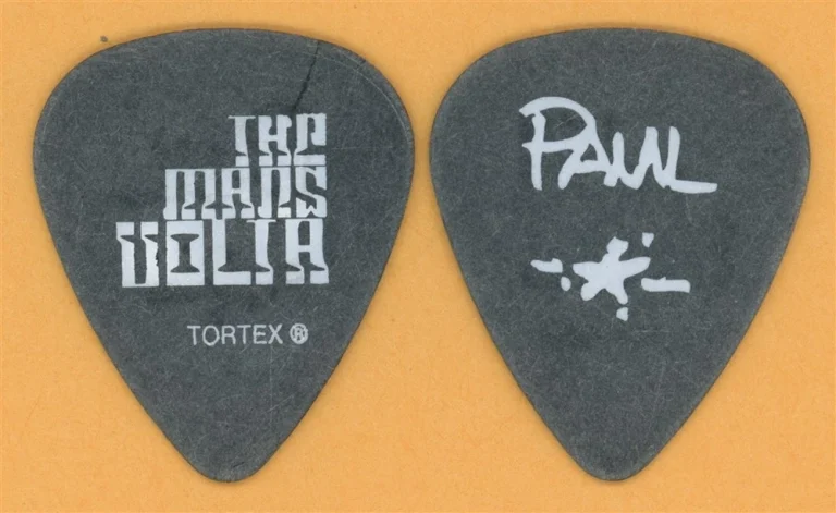 Mars Volta Paul Hinojos Vinage Guitar Pick - 2006 Amputechture Tour