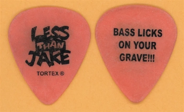 Less than Jake Roger Lima Vintage Guitar Pick - 2006 Tour