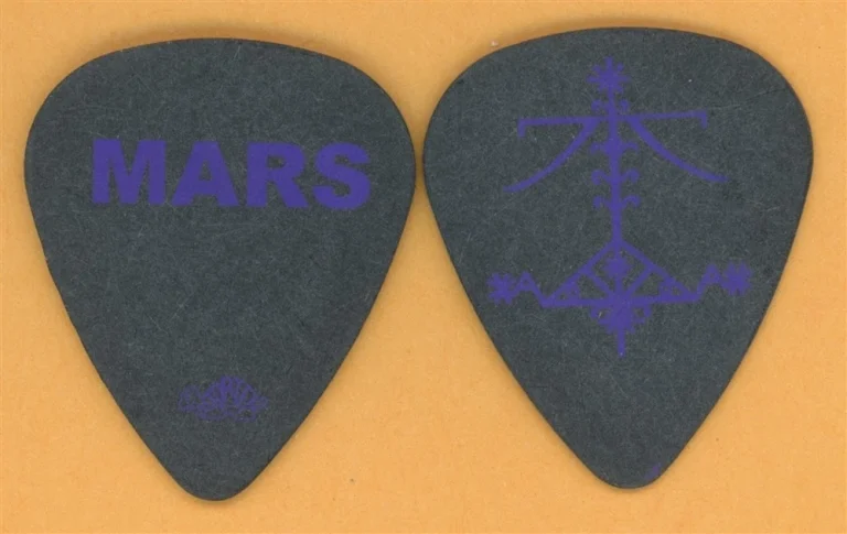 Motley Crue Mick Mars V1 Vintage Guitar Pick - 2006 Route of All Evil Tour