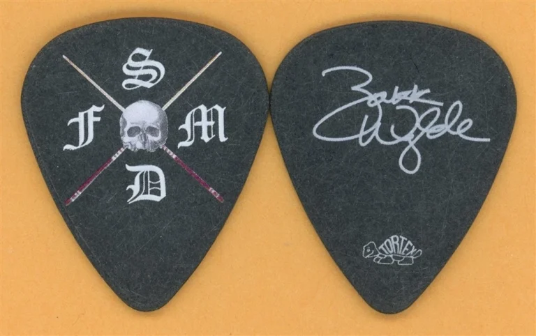 Black Label Society Zakk Wylde Vintage Guitar Pick - 2006 Shot to Hell Tour