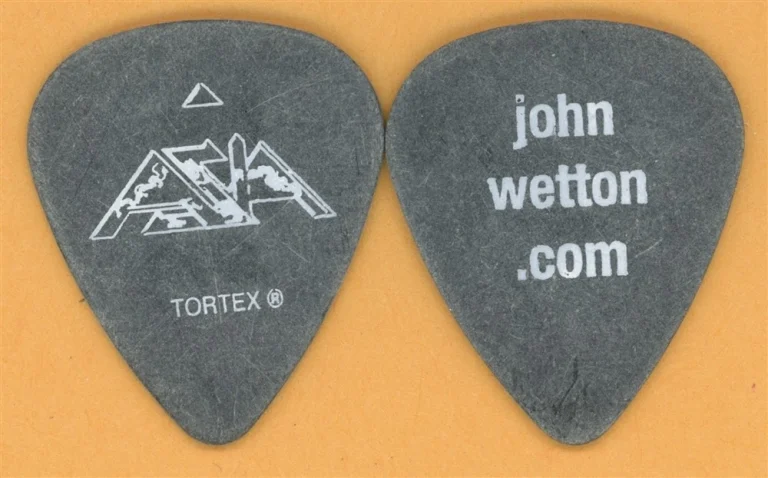 Asia John Wetton Vintage Guitar Pick - 2008 Phoenix Tour