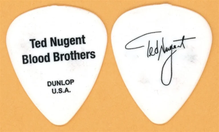 Ted Nugent Vintage Guitar Pick - 2006 Blood Brothers Tour