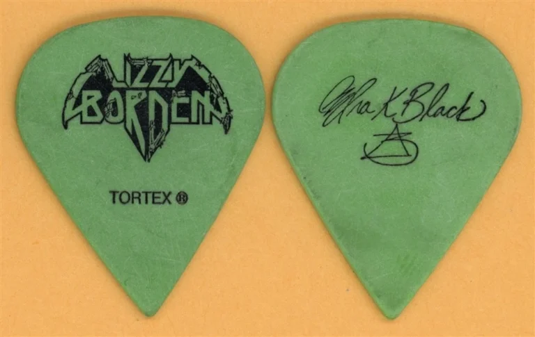 Lizzy Borden Ira Black Vintage Guitar Pick - 2006 Tour