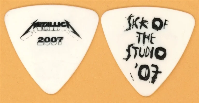 Metallica Robet Trujillo Vintage Guitar Pick - 2007 Sick of the Studio Tour