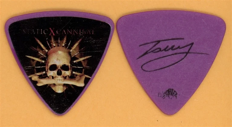 Static X Tony Campos Vintage Guitar Pick - 2007 Cannibal Tour