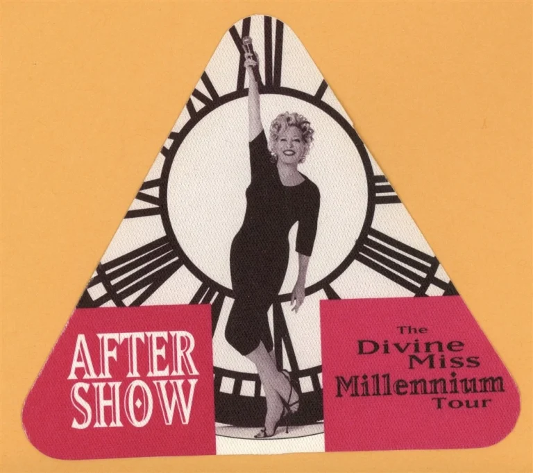 Bette Midler 1999 The Divine Millennium Tour AFTER SHOW Backstage Pass
