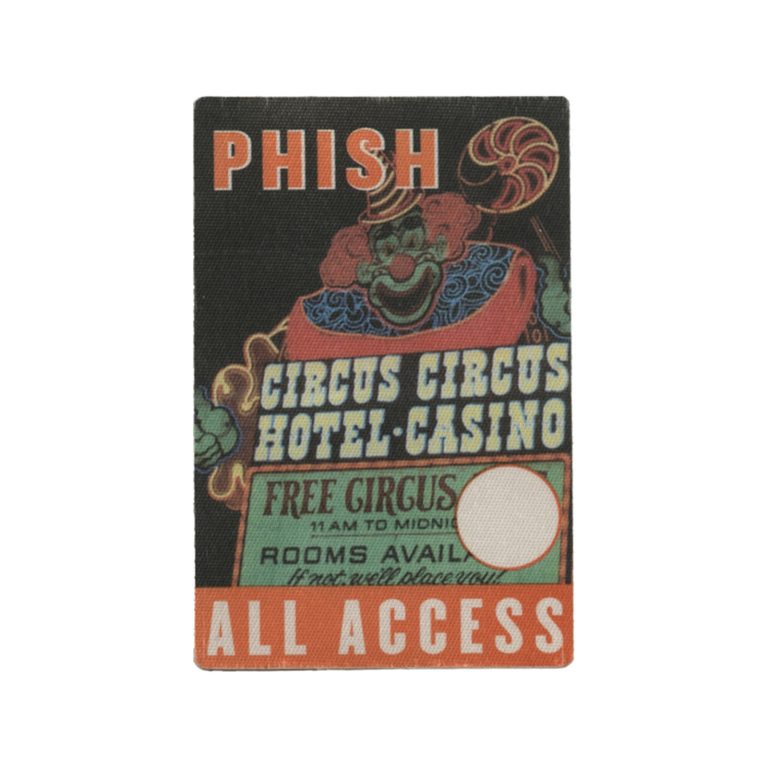 Phish 2000 Farmhouse Concert Tour All Access Backstage Pass - Circus Las Vegas