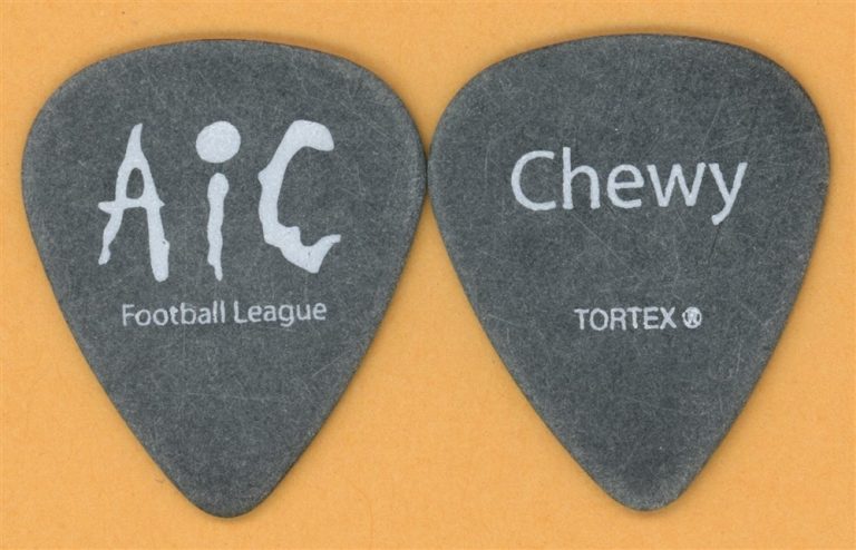 Alice in Chains Mike Inez Chewy Vintage Guitar Pick - 2007 Football League Tour