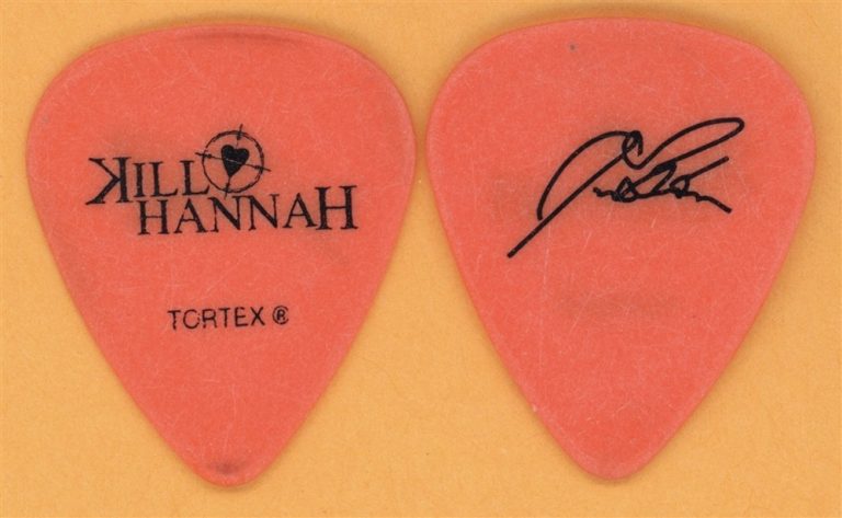 Kill Hannah Jon Radtke Vintage Guitar Pick - 2008 Hope for the Hopeless Tour