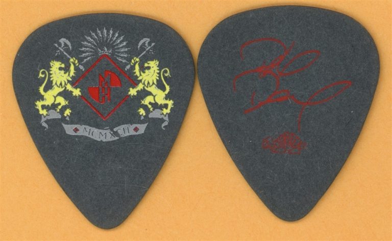 Machine Head Phil Demmel Vintage Guitar Pick - 2008 The Blackening Tour