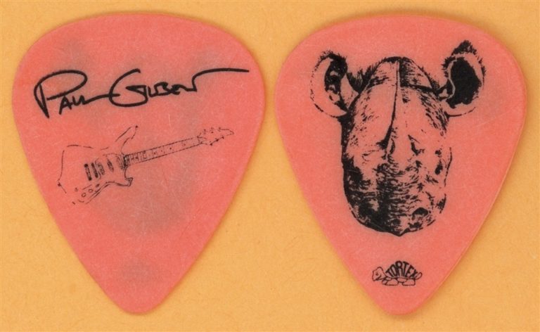 Mr. Big Paul Gilbert Vintage Guitar Pick - 2008 European Tour