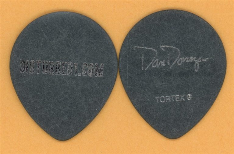 Disturbed Dan Donegan Vintage Guitar Pick - 2010 Asylum Tour