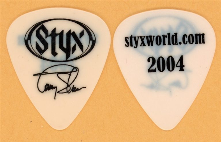 Styx Tommy Shaw Vintage Guitar Pick - 2004 Styxworld Tour