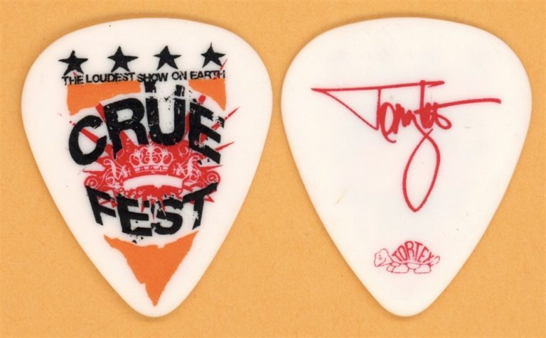 Motley Crue Tommy Lee Vintage Guitar Pick - 2008 European Crue Fest Tour