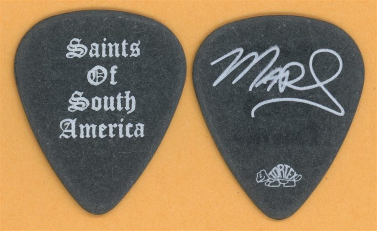 Motley Crue Mick Mars Vintage Guitar Pick - 2008 Saints of South America Tour