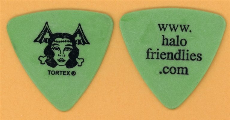 Halo Friendlies Ginger Reyes Vintage Guitar Pick - 2003 Get Real Tour