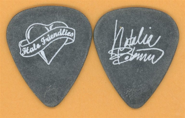 Halo Friendlies Natalie Bolanos Vintage Guitar Pick - 2002 Get Real Tour