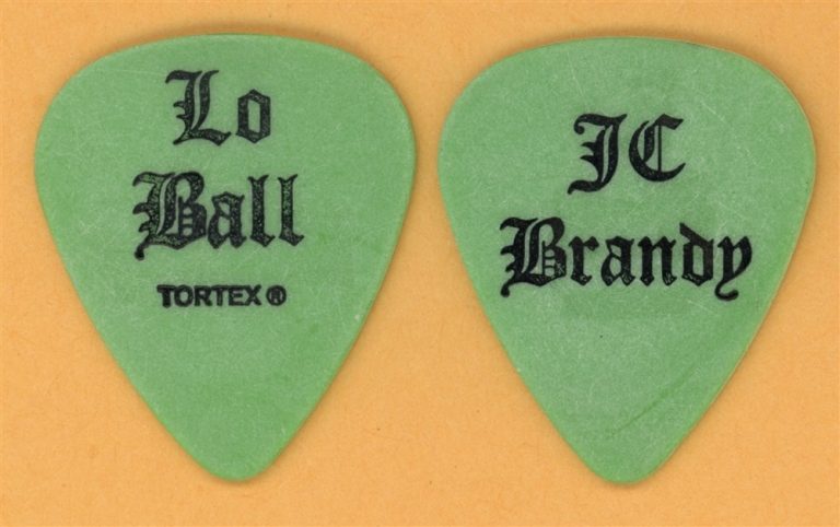 Lo Ball Justine Brandy Vintage Guitar Pick - 2003 US Tour
