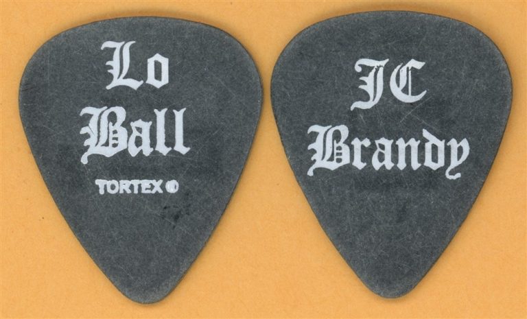 Lo Ball Justine Brandy Vintage Guitar Pick - 2003 US Tour