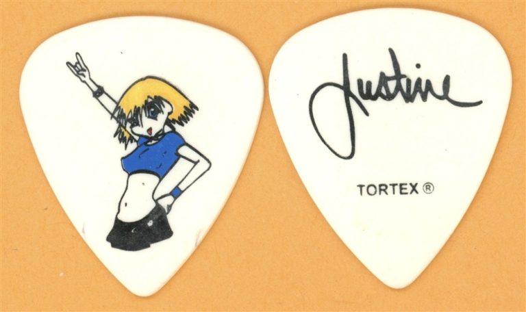 Lo Ball Justine Brandy Vintage Guitar Pick - 2003 US Tour