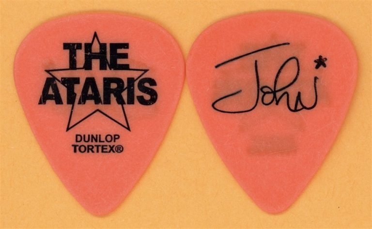 The Ataris John Collura Vintage Guitar Pick - 2004 Astoria Tour