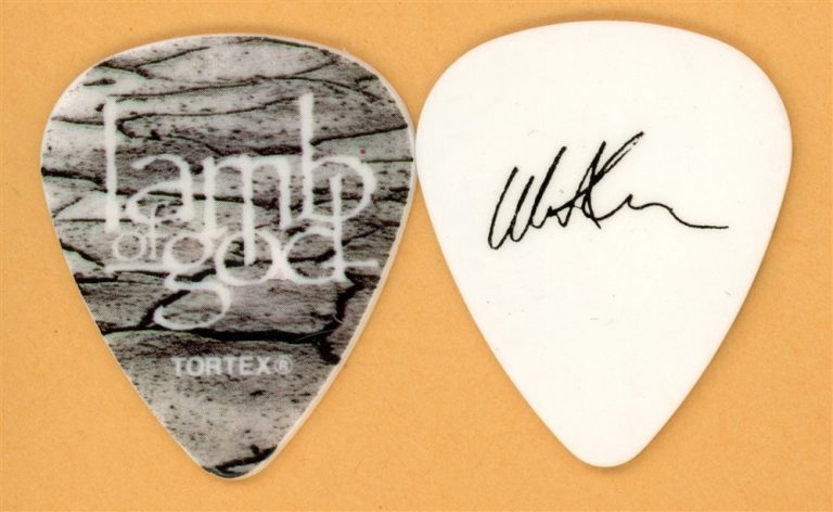 Lamb of God Willie Adler Vintage Guitar Pick - 2011 Resolution Tour