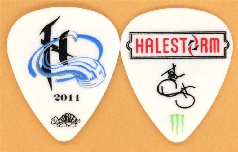 Halestorm Josh Smith Vintage Guitar Pick - 2011 Avalanche Tour