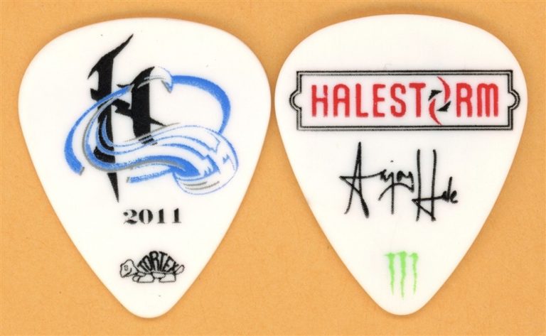 Halestorm Arejay Hale Vintage Guitar Pick - 2011 Avalanche Tour