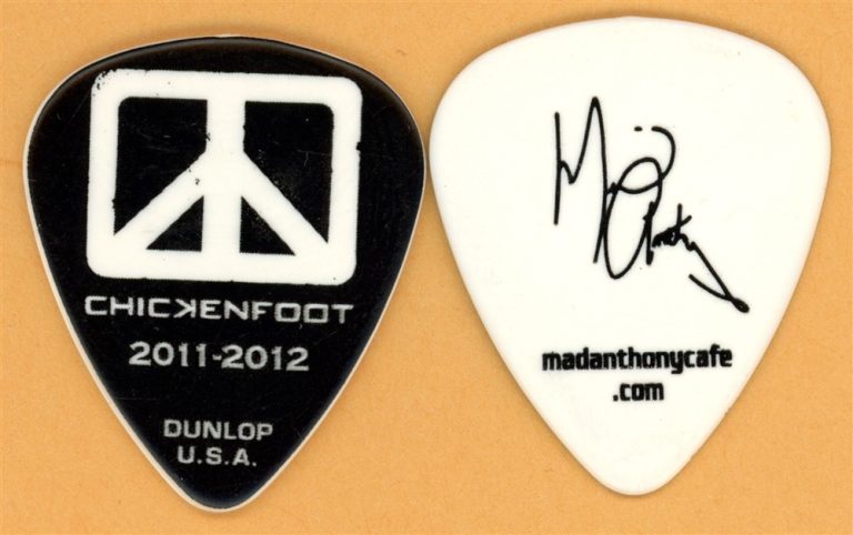 Chickenfoot Michael Anthony Van Halen Vintage Guitar Pick - 2011 Tour