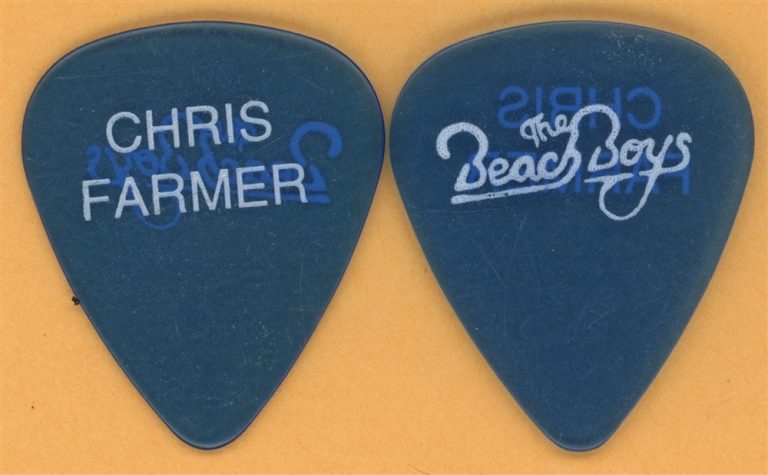 Beach Boys Chris Farmer Vintage Guitar Pick - 1995 US Tour