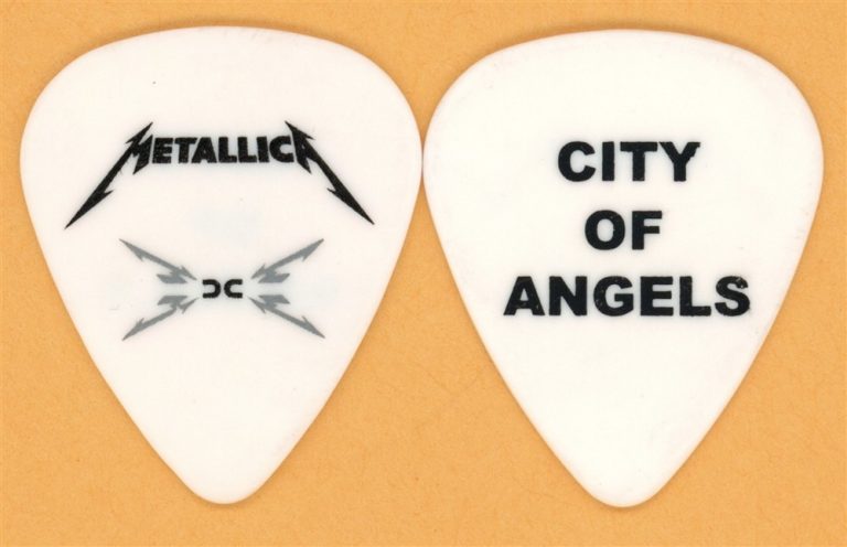 Metallica City of Angels Vintage Guitar Pick - 2008 Death Magnetic Tour