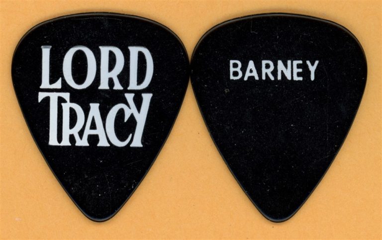 Lord Tracy Barney Vintage Guitar Pick - 1989 Deaf Gods of Babylon Tour