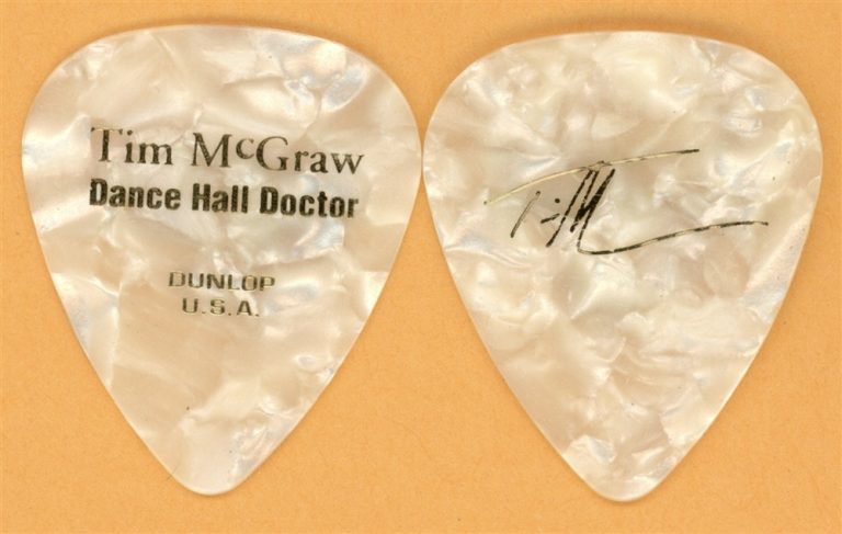 Tim McGraw Vintage Guitar Pick - 2002 Dancehall Doctors Tour
