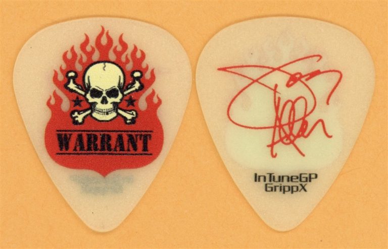 Warrant Erik Turner Joey Allen Robert Mason Jerry Dixon Vintage Tour Guitar Pick