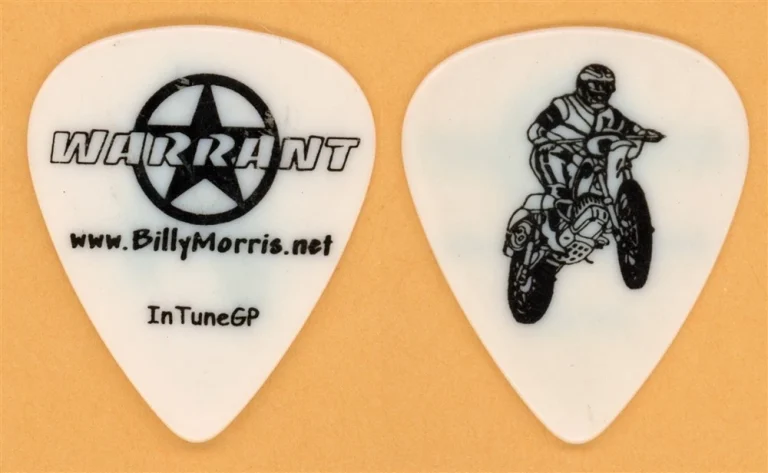 Warrant Erik Turner Joey Allen Robert Mason Jerry Dixon Vintage Tour Guitar Pick