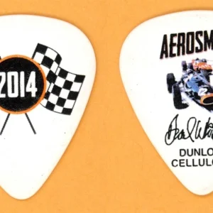 Aerosmith Brad Whitford Vintage Tour Guitar Pick - 2014 Tour