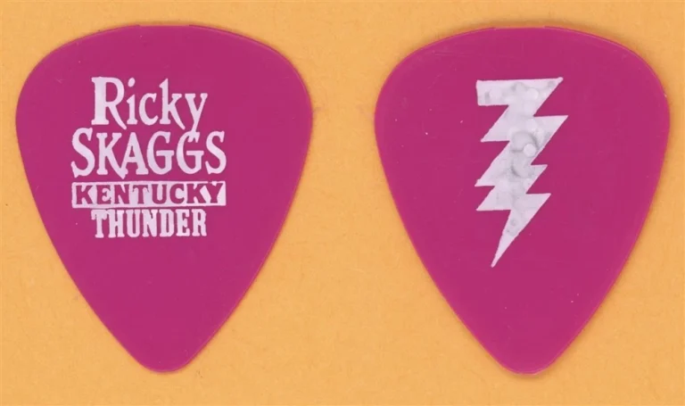 Ricky Skaggs Kentucky Thunder Vintage Tour Guitar Pick - 1997