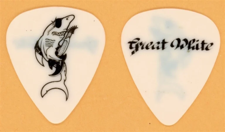 Great White Mark Kendall Vintage Guitar Pick - 1992 Psycho City Tour