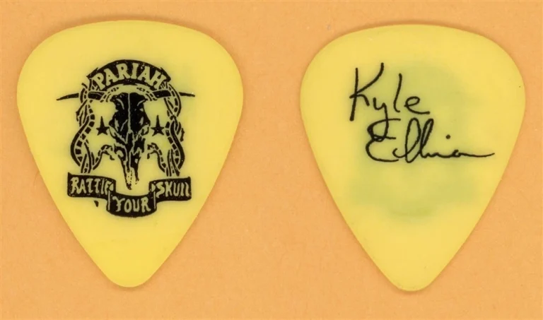 Pariah Kyle Ellison Vintage Tour Guitar Pick - 1993 Rattle Your Skull Tour