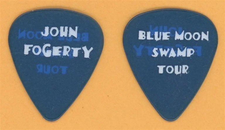 John Fogerty Creedence Vintage Guitar Pick - 1997 Blue Moon Swamp Tour